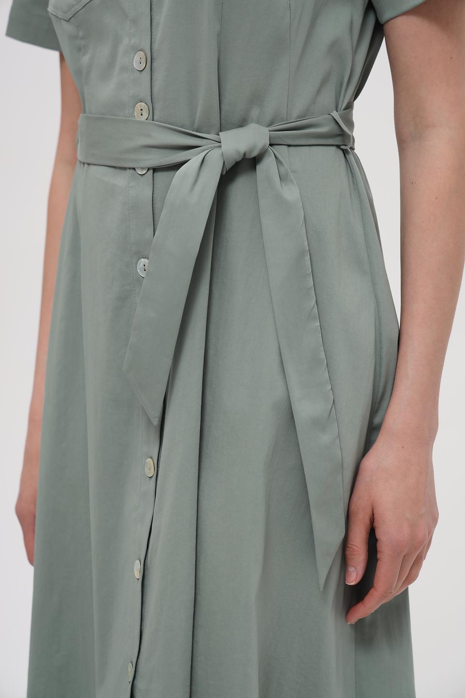 Платье Bianca приталенное хаки