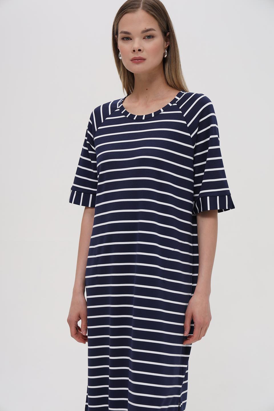 Платье Lecomte в полоску