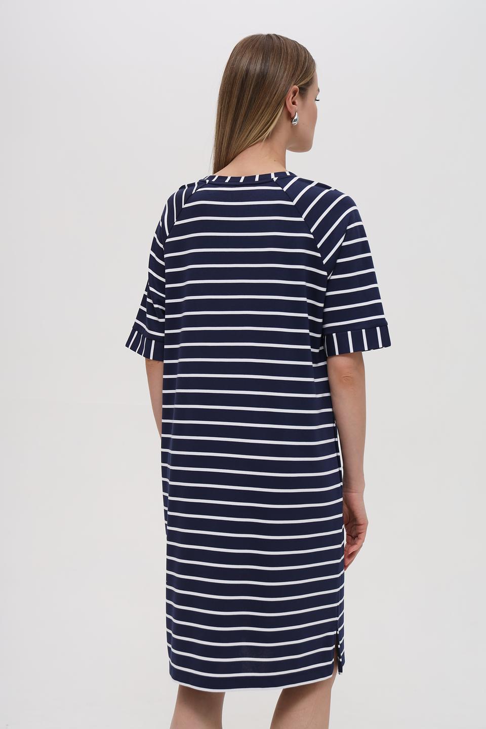 Платье Lecomte в полоску