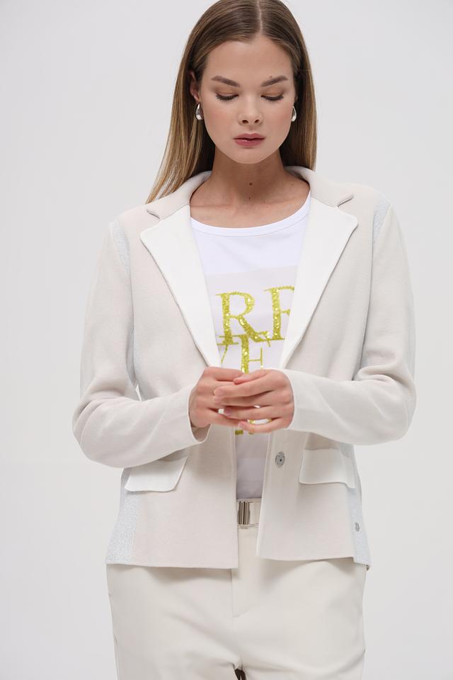 Жакет Monari бежевый приталенный