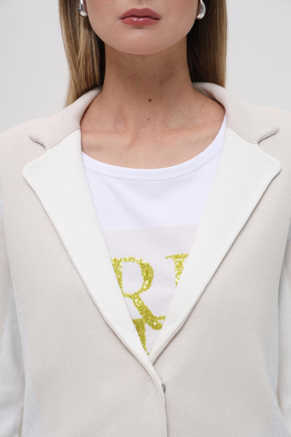 Жакет Monari бежевый приталенный