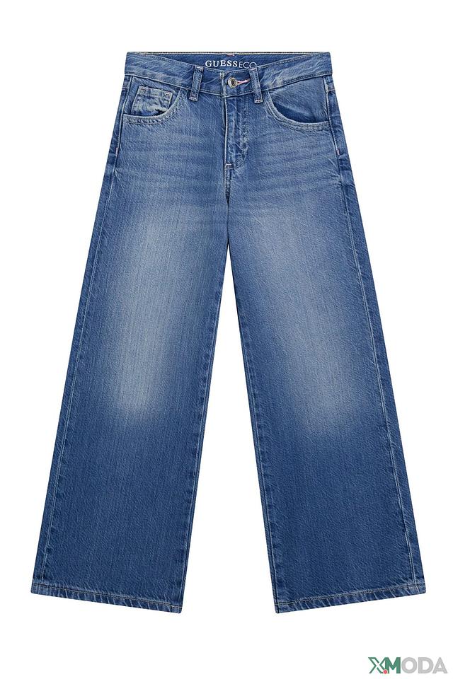 Джинсы Guess для девочки, широкие