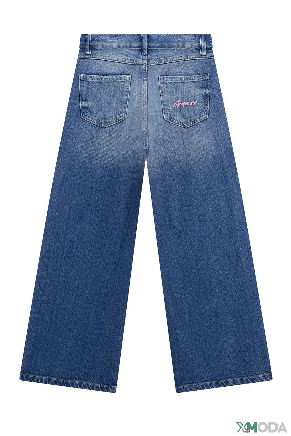 Джинсы Guess для девочки, широкие