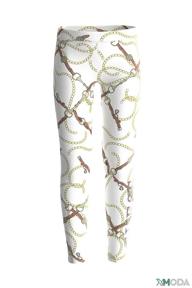 Джинсы Guess с принтом цепей