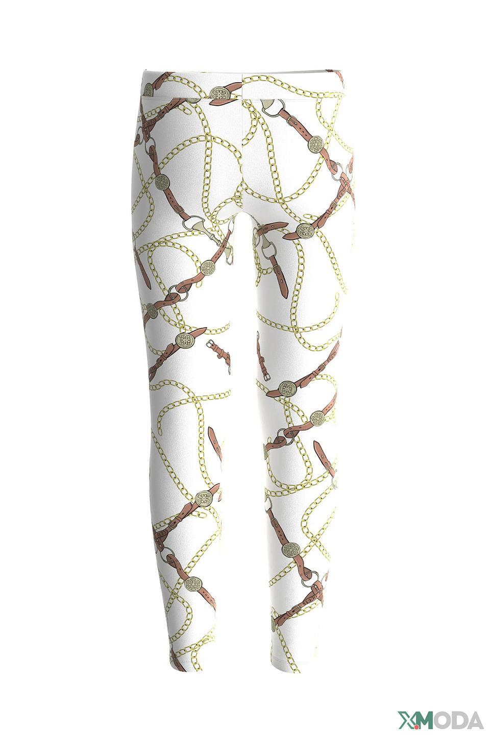 Джинсы Guess с принтом цепей