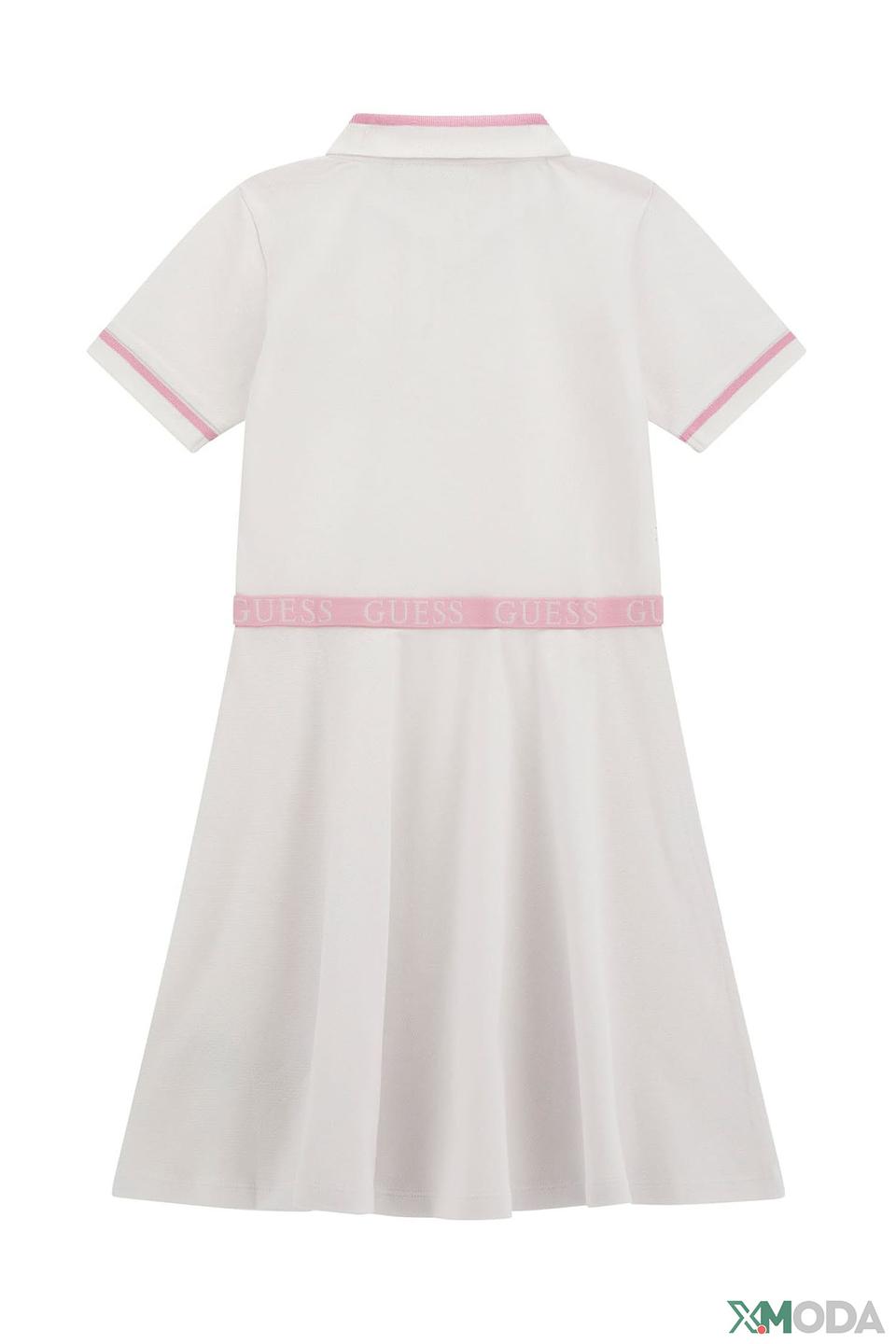 Платье Guess поло белое