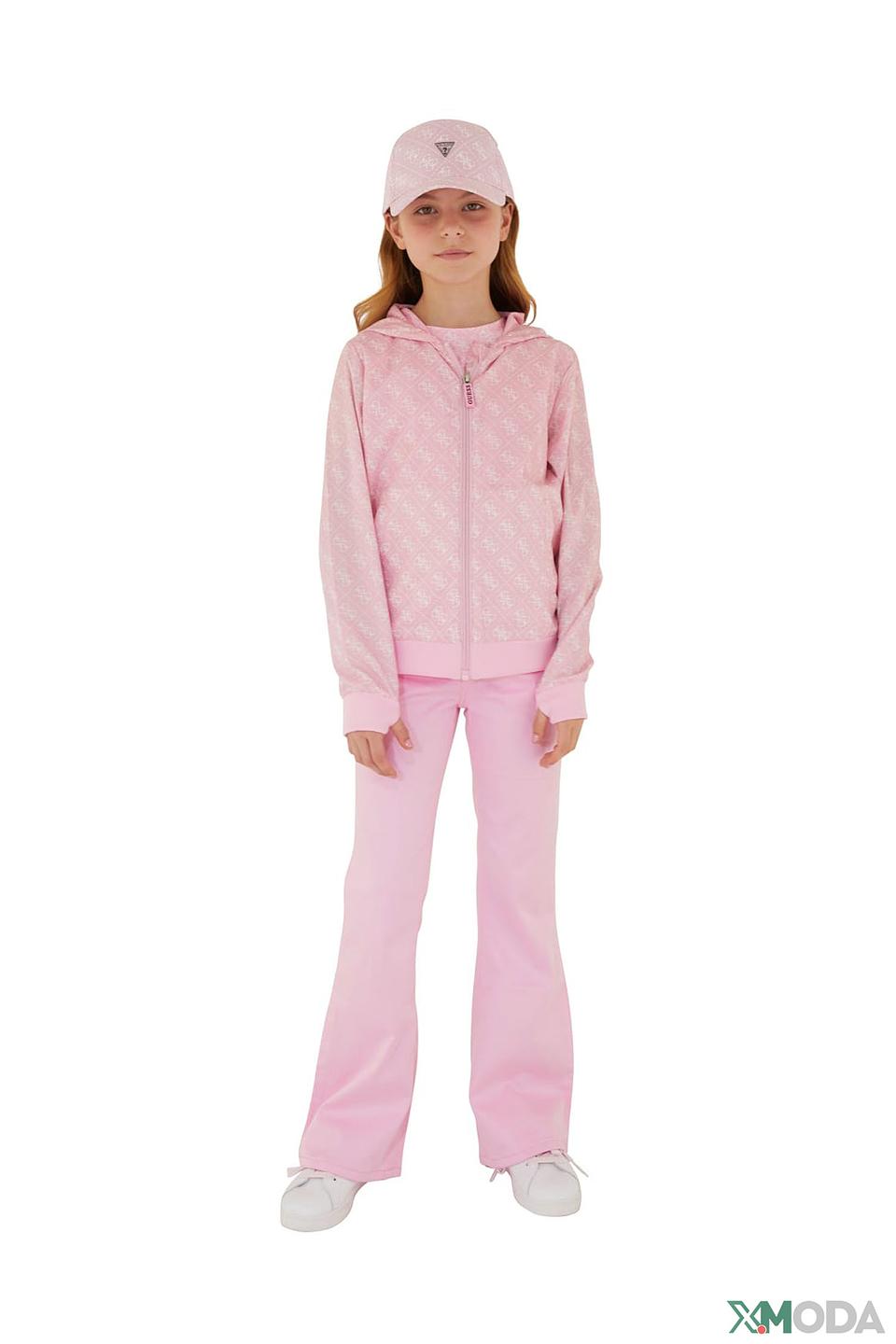 Кепка Guess с логотипом розовый