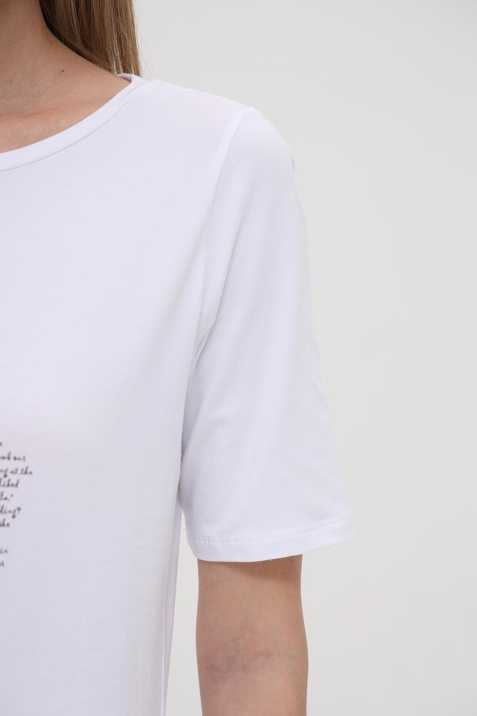 Футболка More and More с принтом