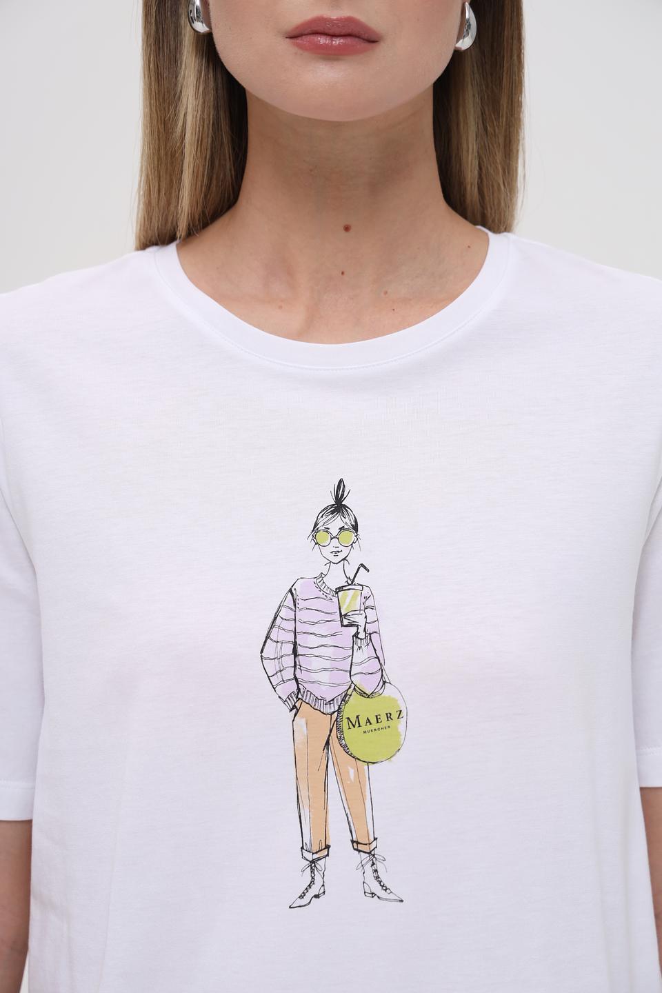 Футболка Maerz с принтом "Городская мода"