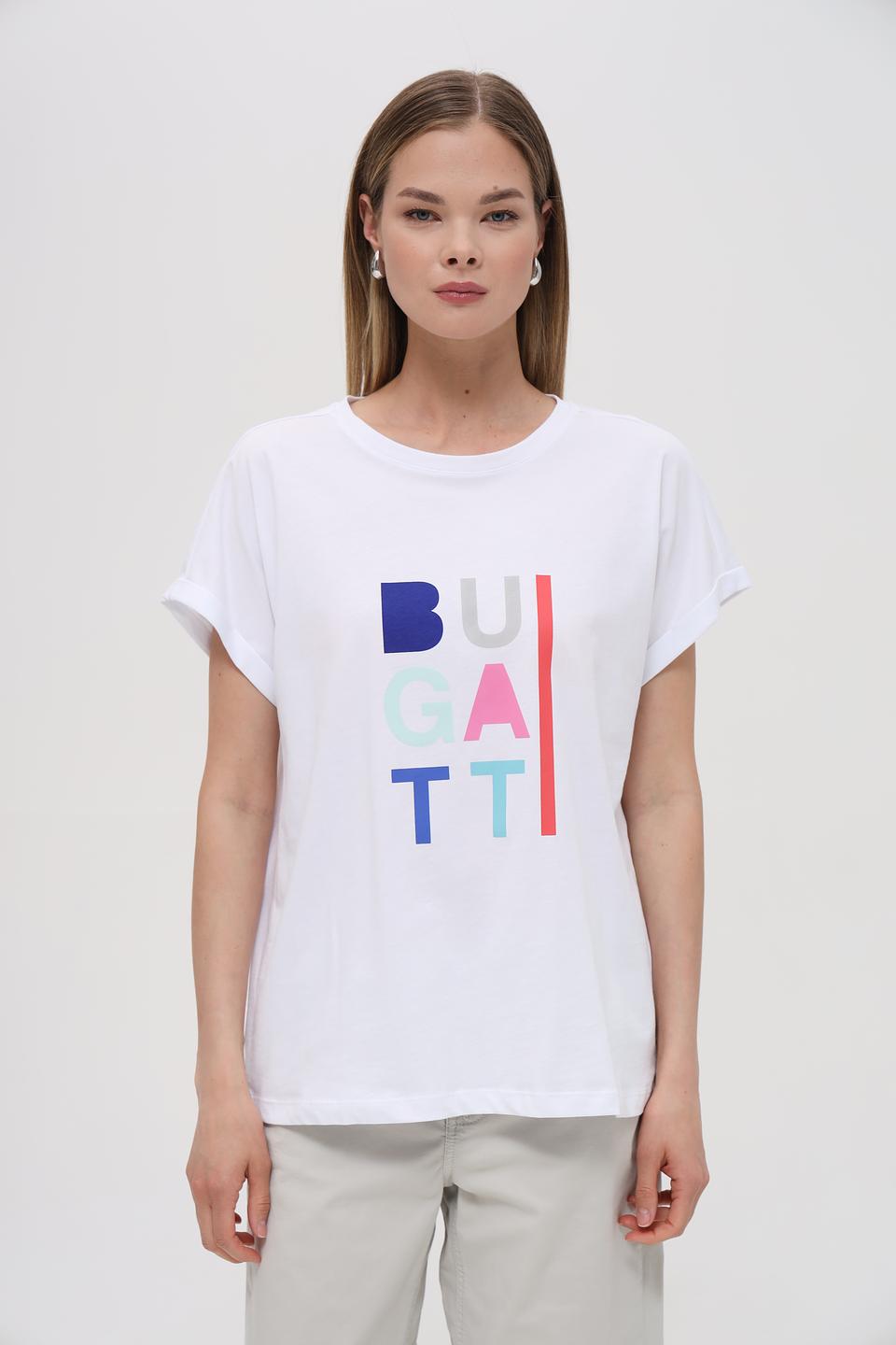 Футболка Bugatti с логотипом
