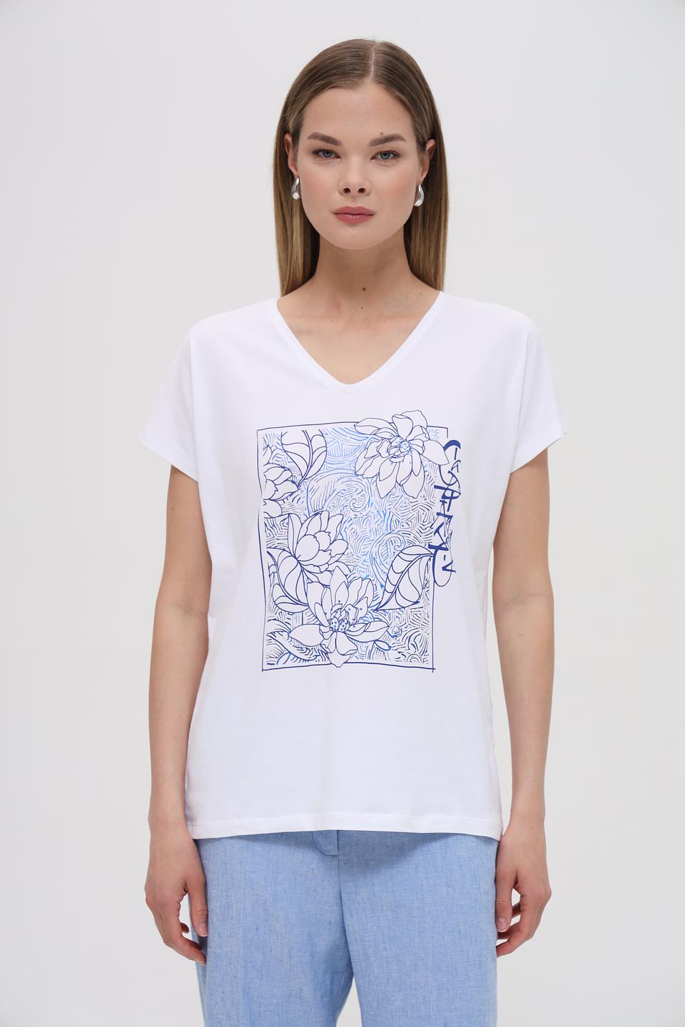 Футболка Bianca с принтом