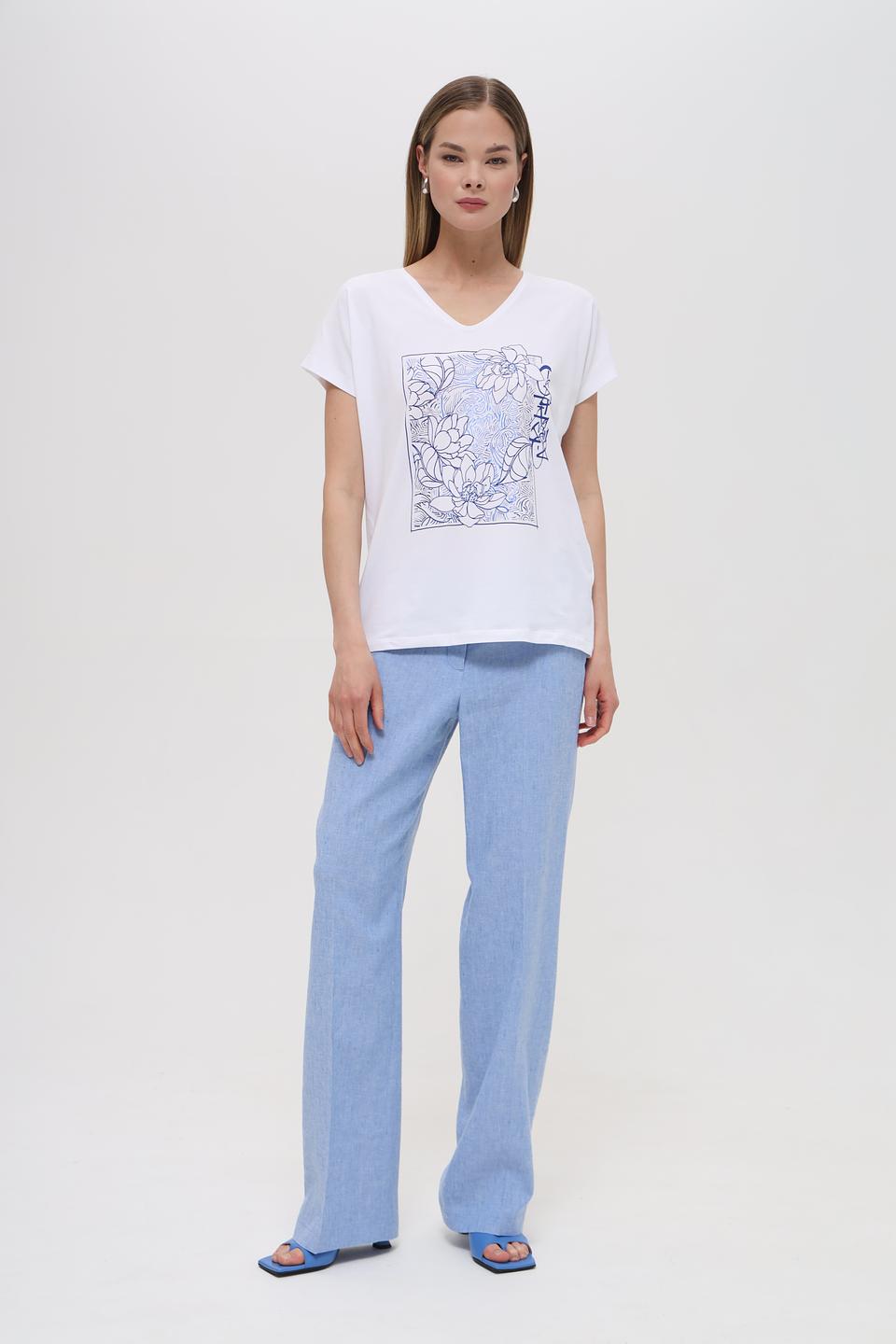 Футболка Bianca с принтом