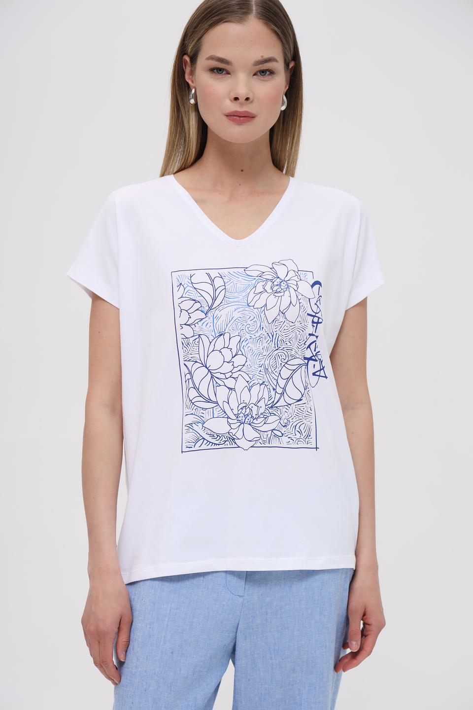 Футболка Bianca с принтом