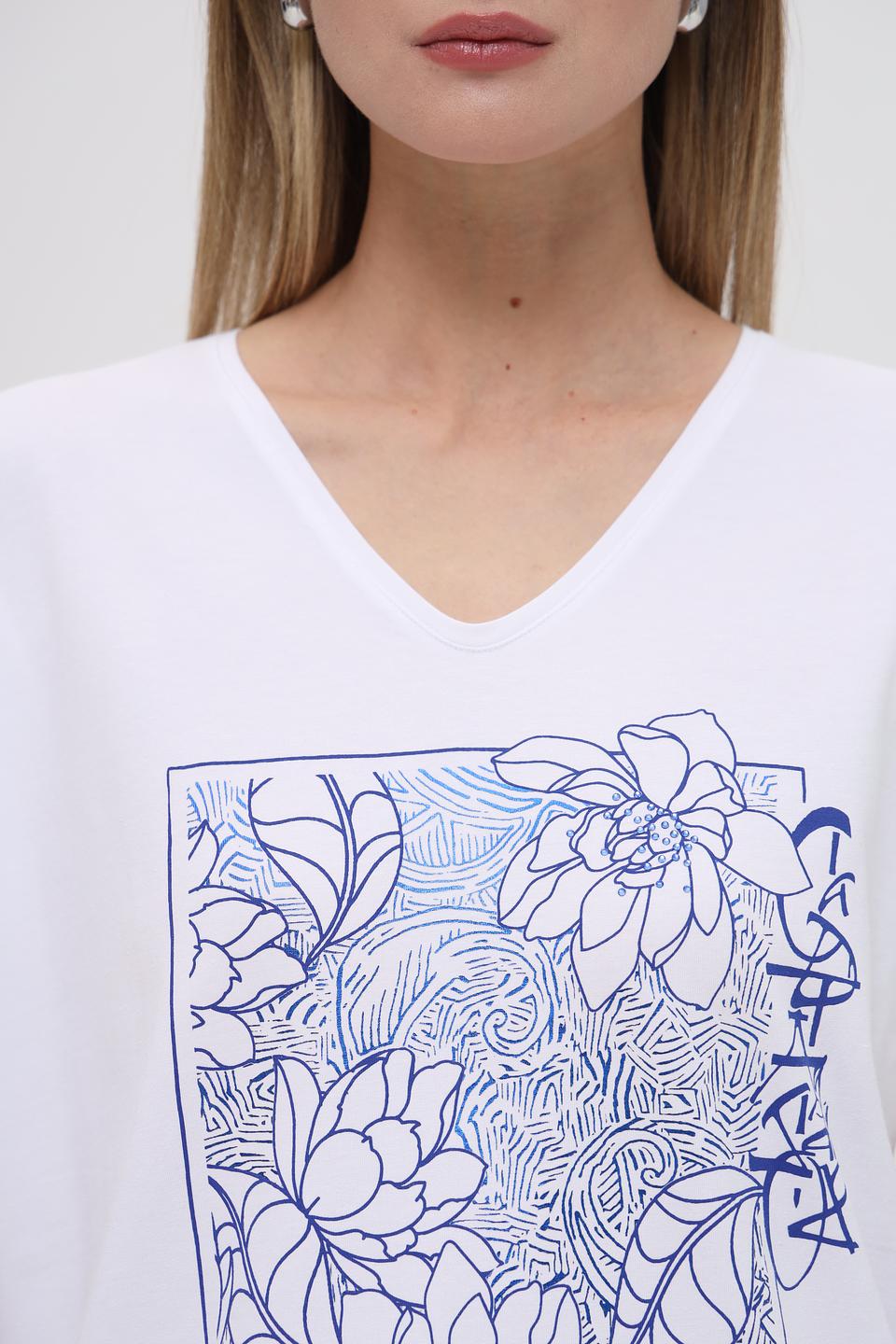 Футболка Bianca с принтом