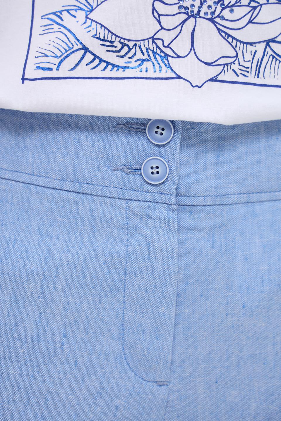 Брюки классические Bianca голубые