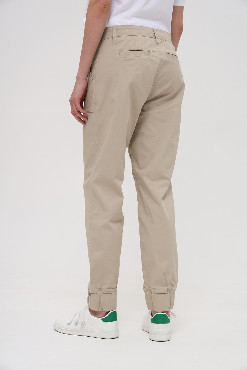 Брюки Lecomte бежевые с карманами