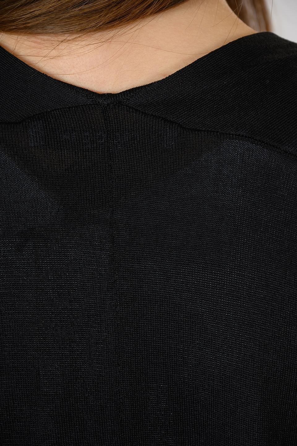 Кардиган Giorgio Grati чёрный с кружевом