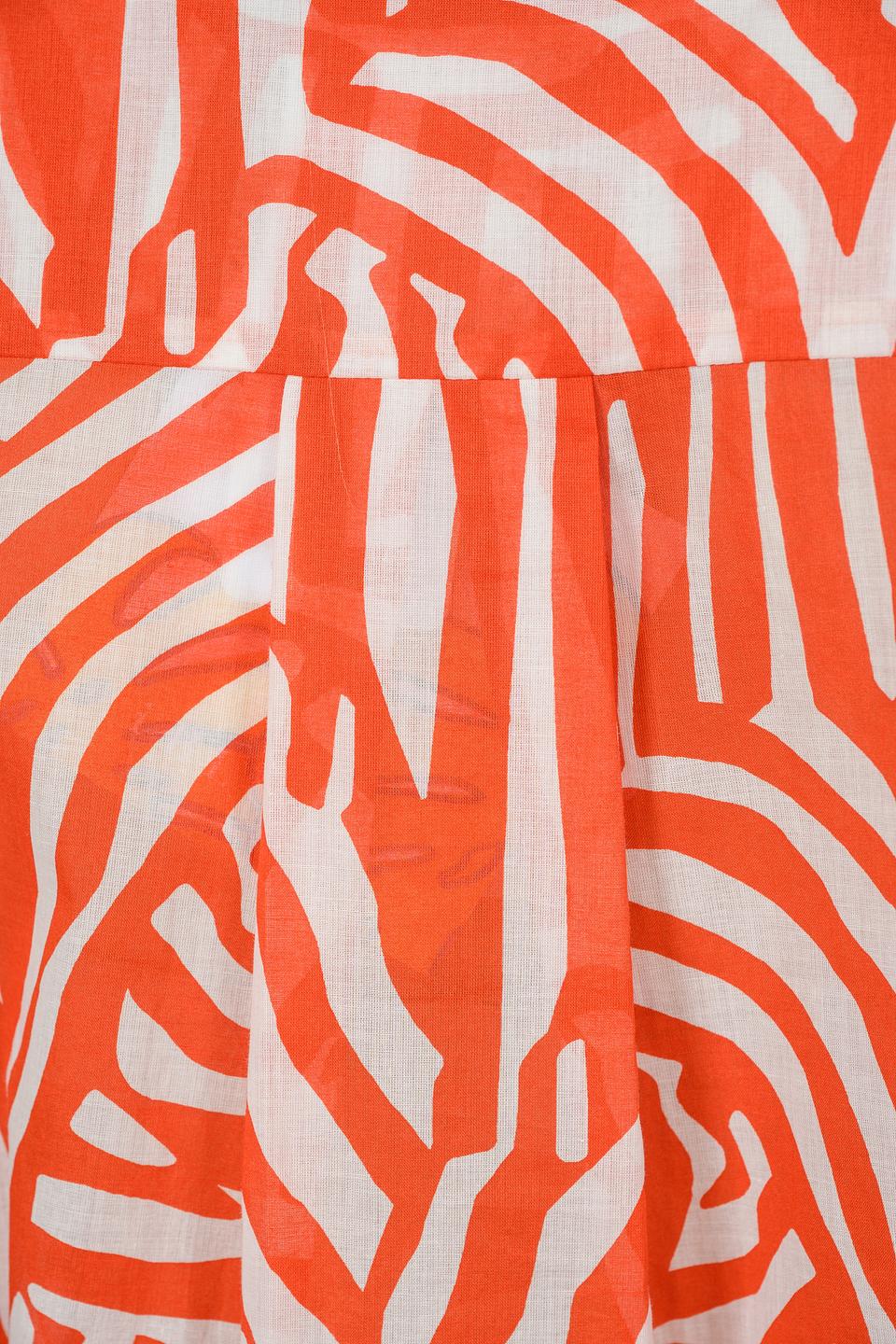 Рубашка i Blues в полоску оранжевый