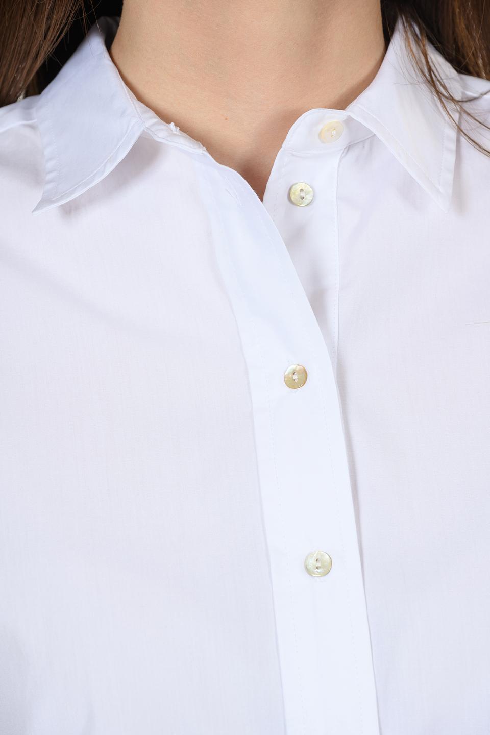 Рубашка i Blues женская белая с принтом