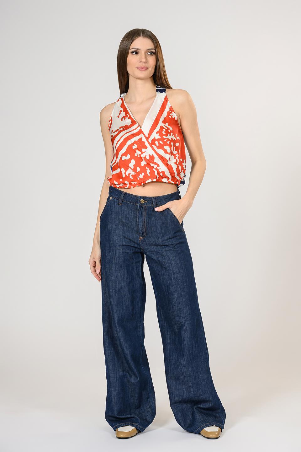 Брюки клеш i Blues синие