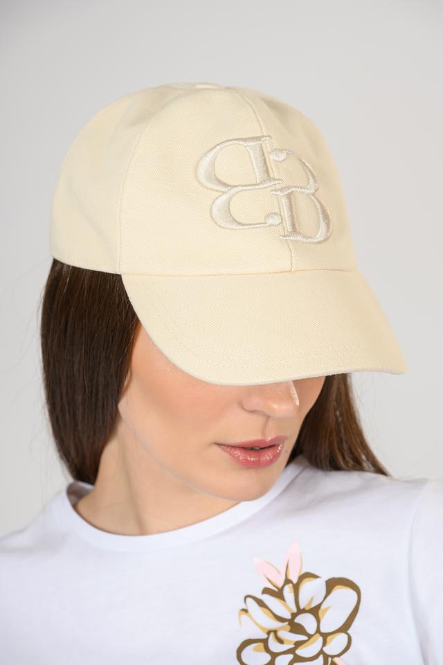 Бейсболка i Blues женская кремовая