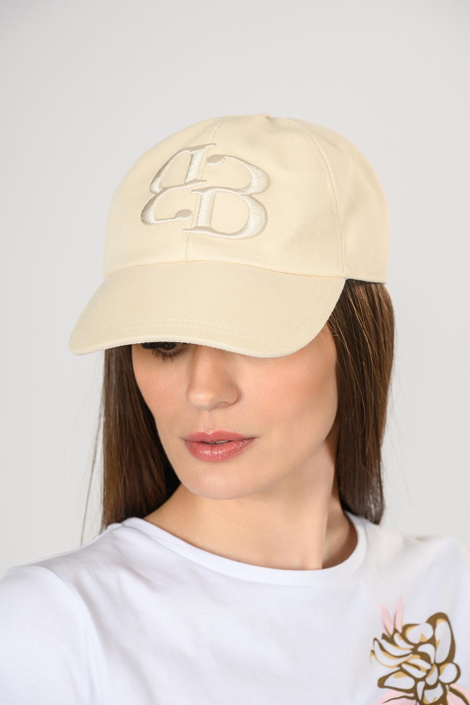 Бейсболка i Blues женская кремовая