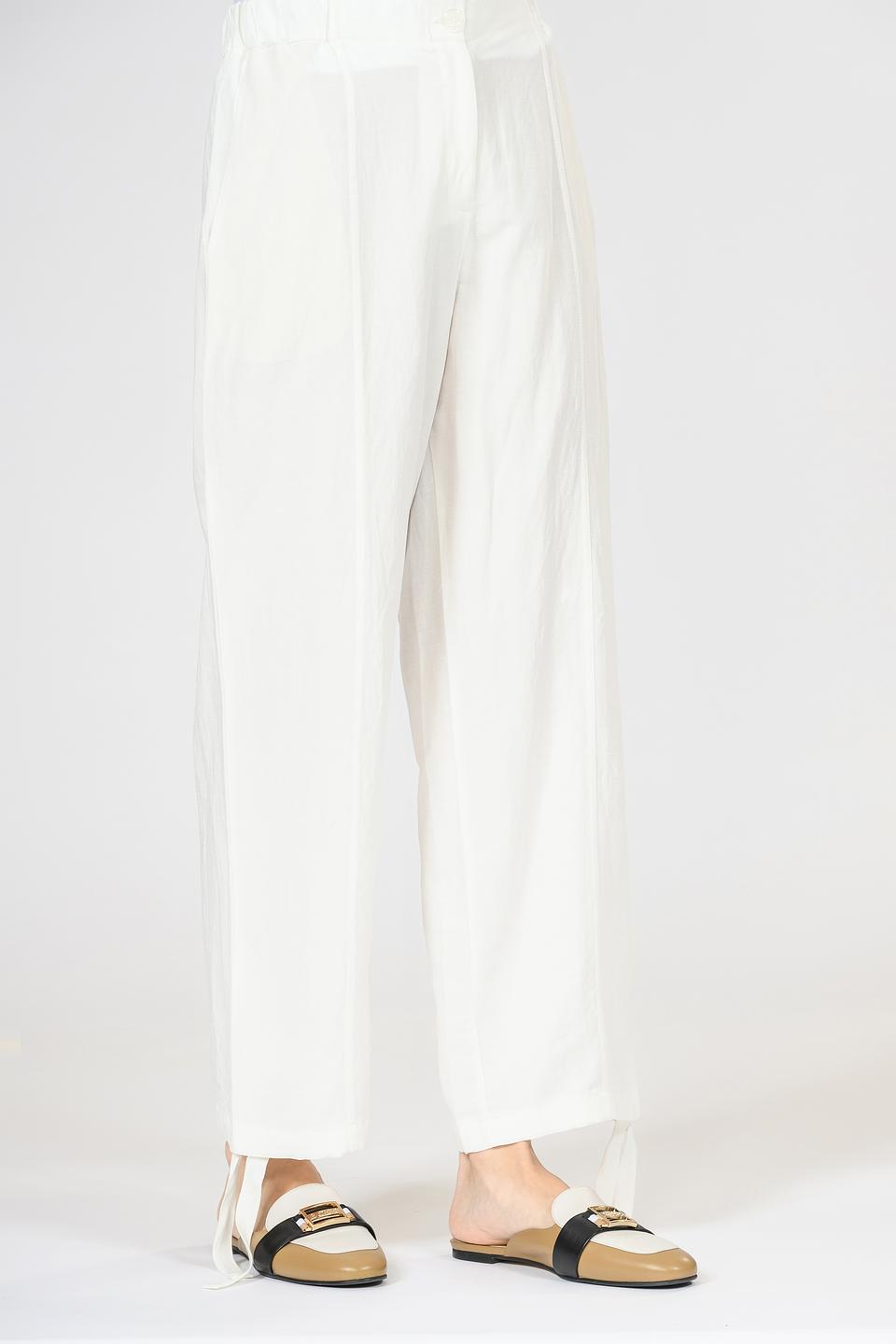 Брюки палаццо Rich and Royal белые