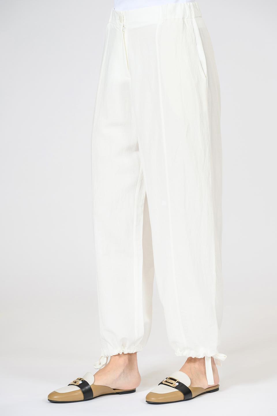 Брюки палаццо Rich and Royal белые