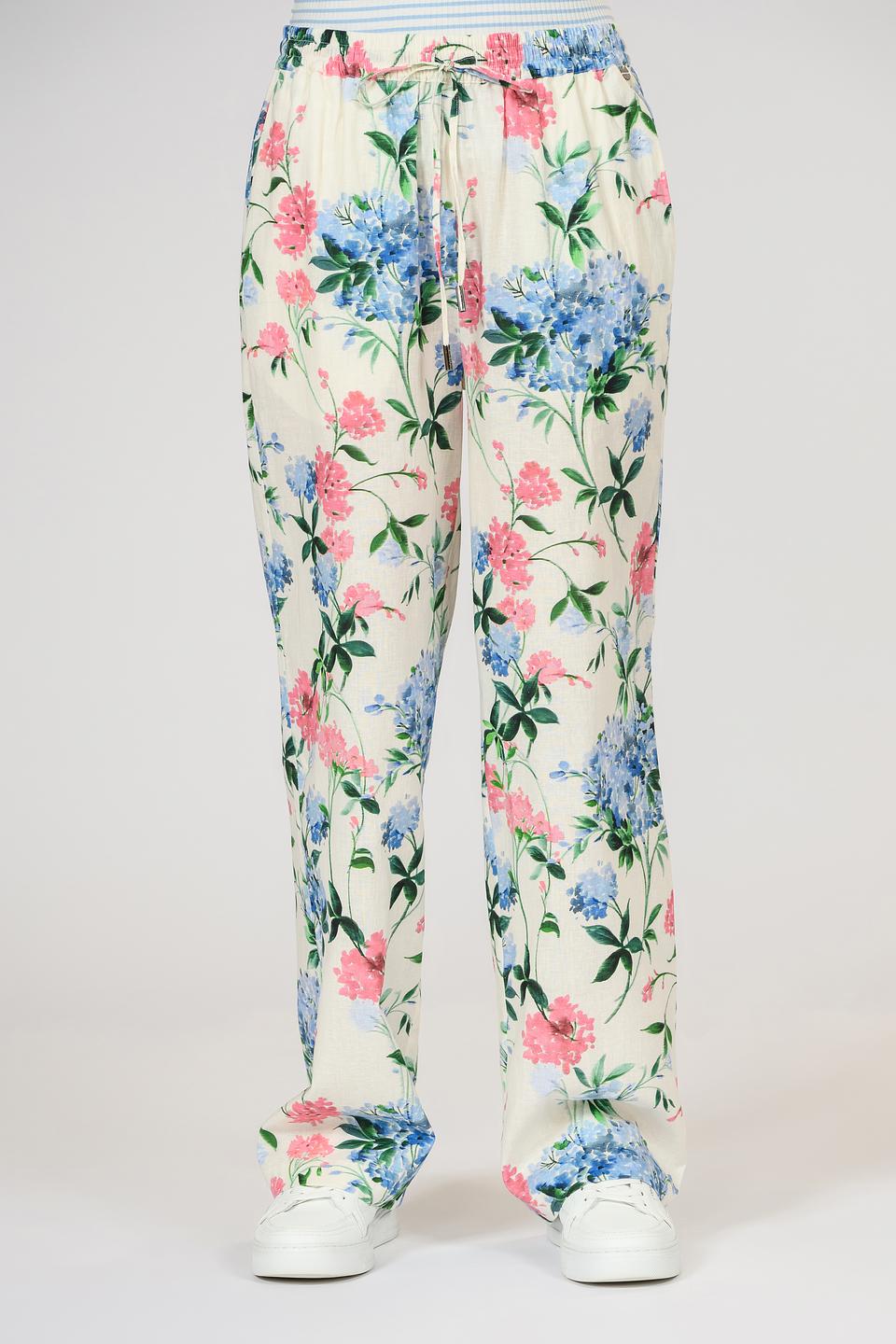 Брюки Rich and Royal с цветочным принтом