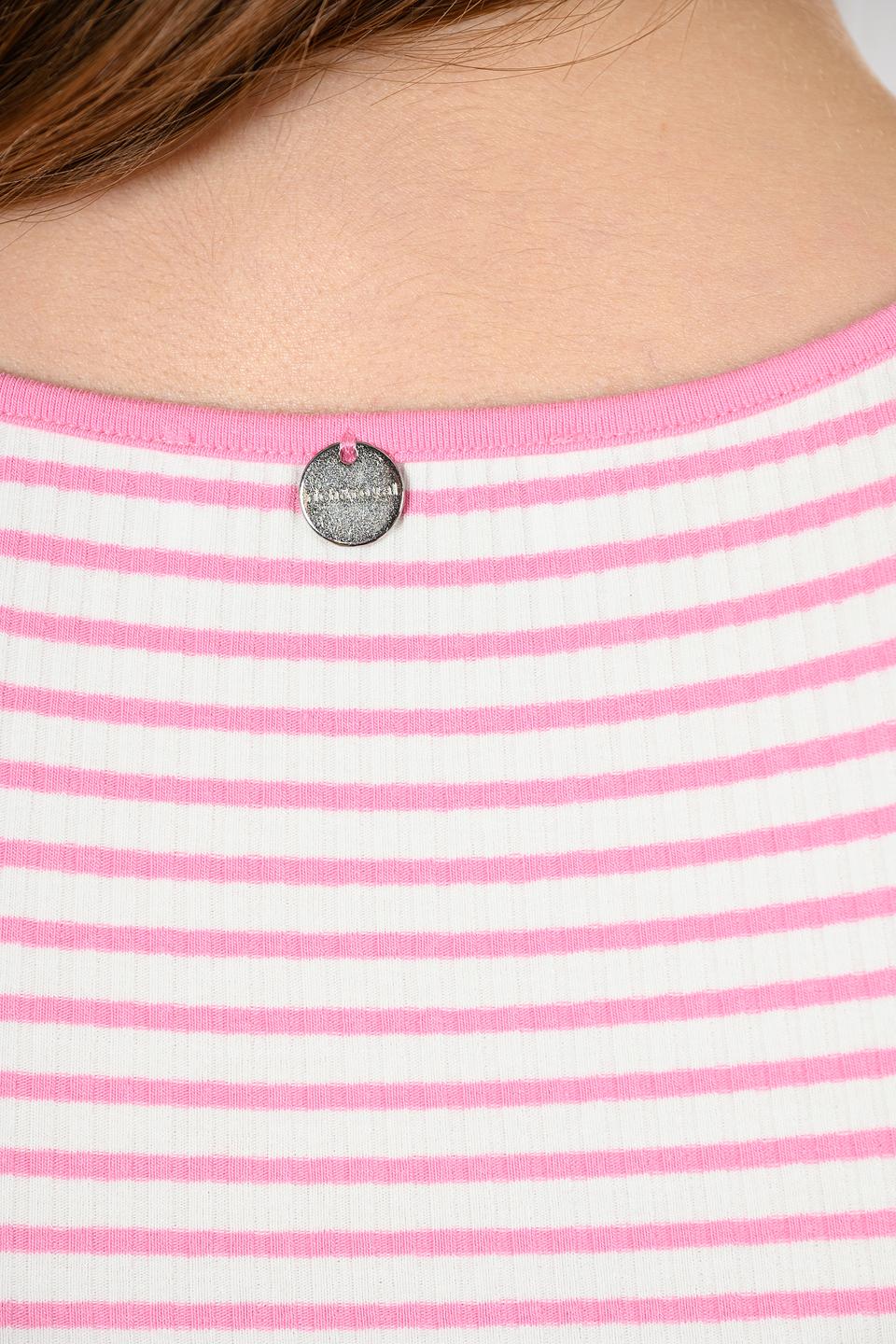 Топ Rich and Royal в полоску розовый