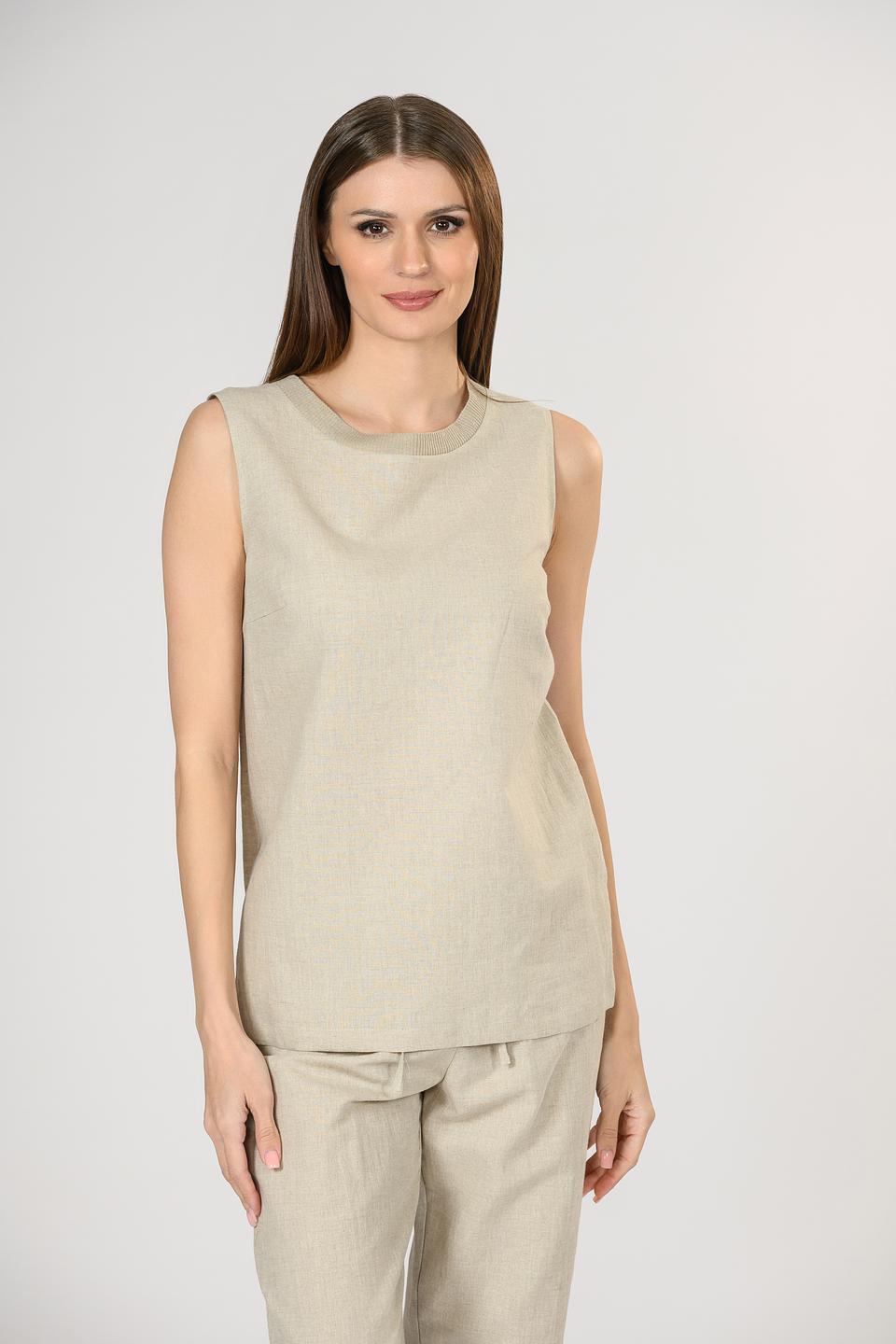 Топ Giorgio Grati женский бежевый