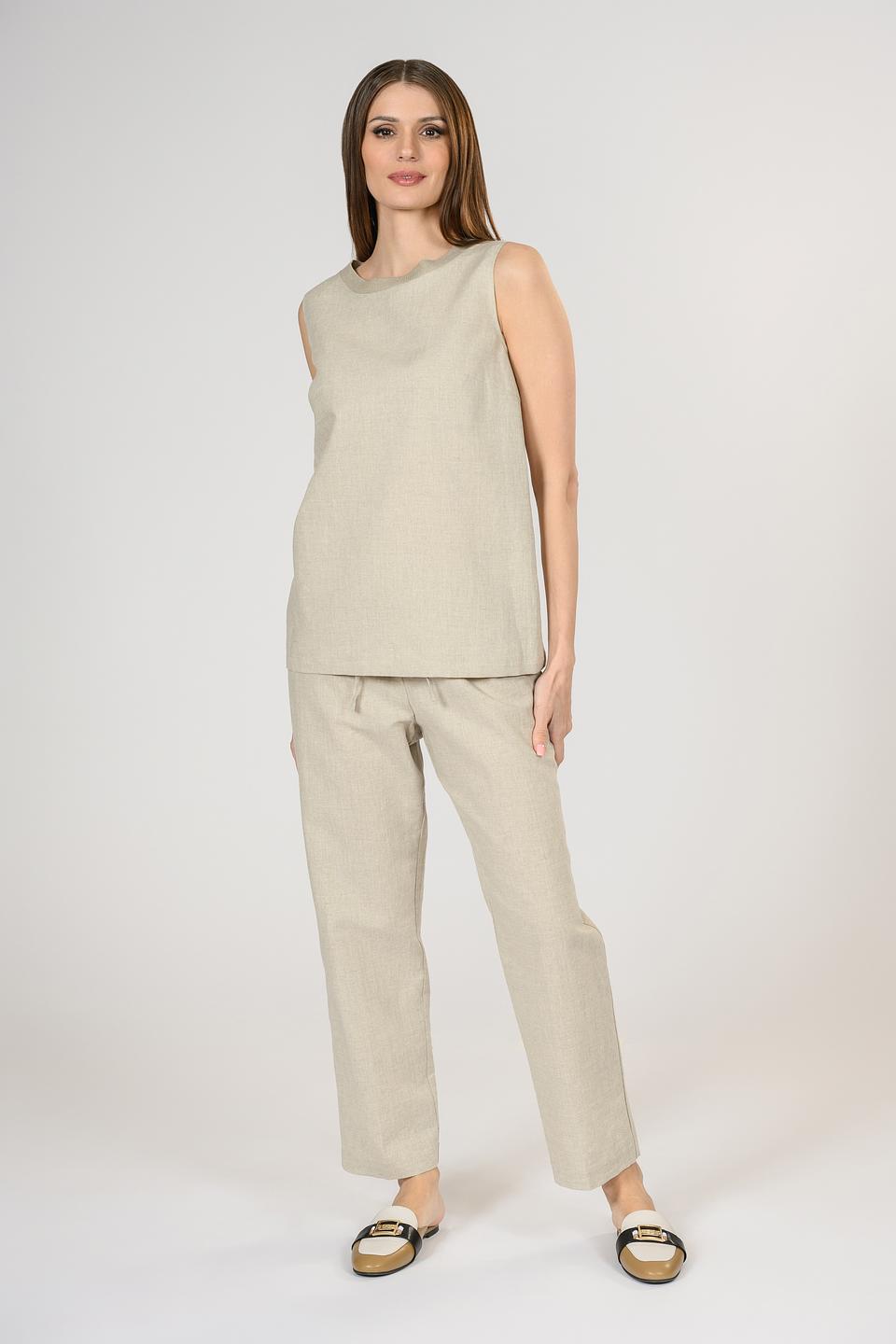 Топ Giorgio Grati женский бежевый