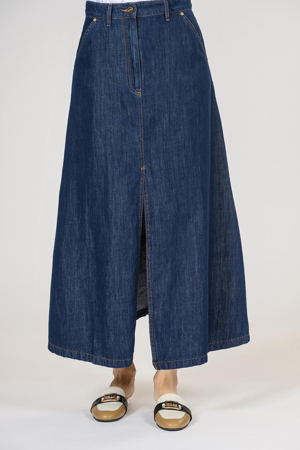 Юбка i Blues деним с разрезом