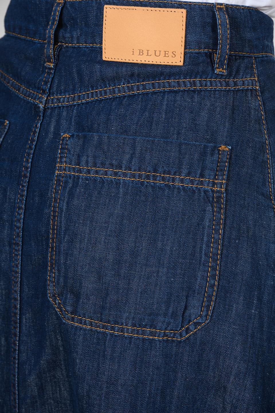 Юбка i Blues деним с разрезом