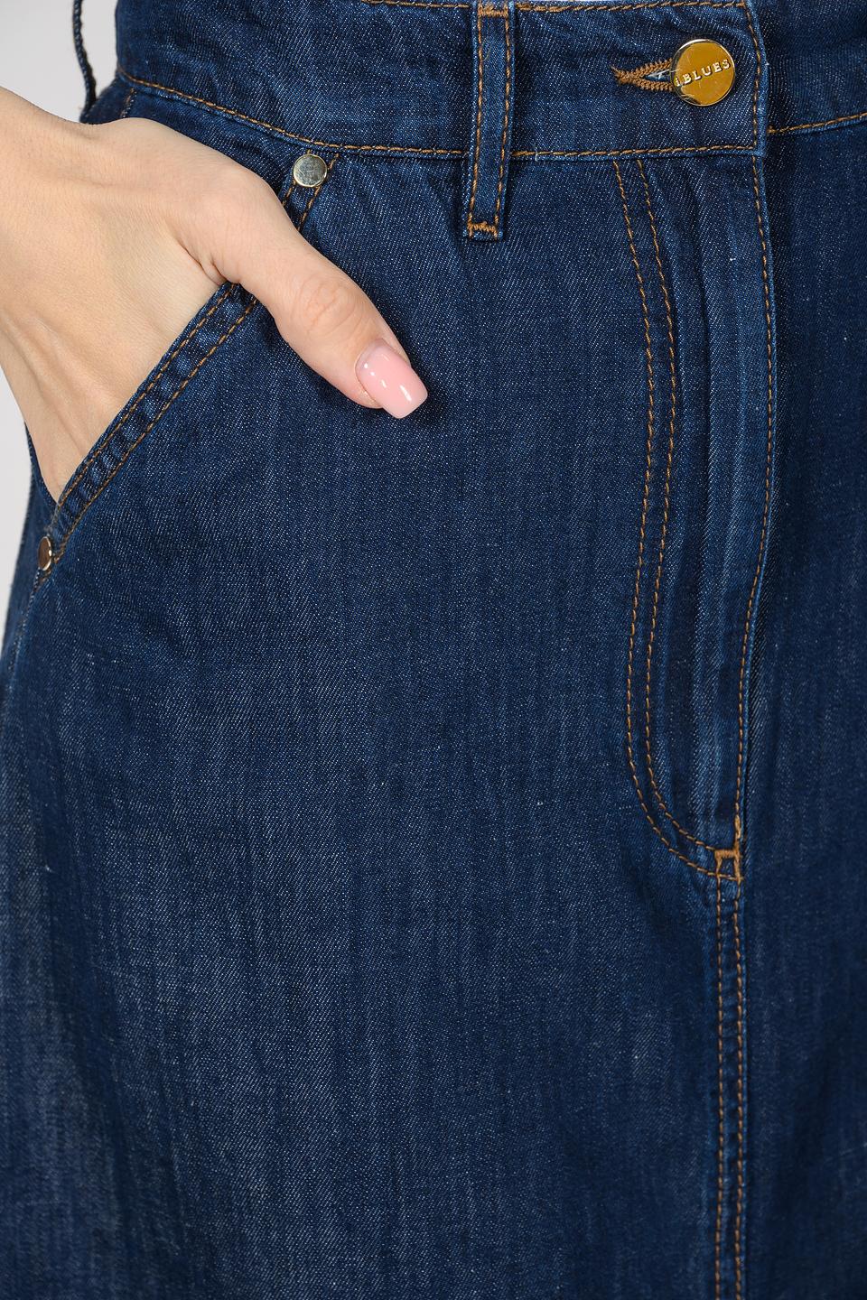 Юбка i Blues деним с разрезом