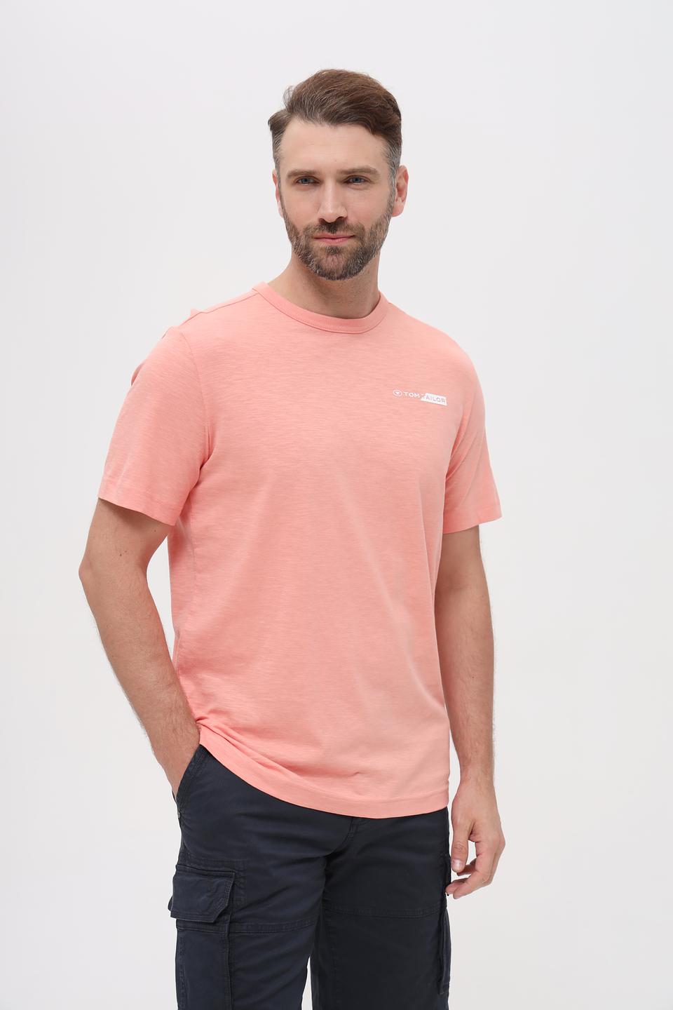 Футболка Tom Tailor персиковая