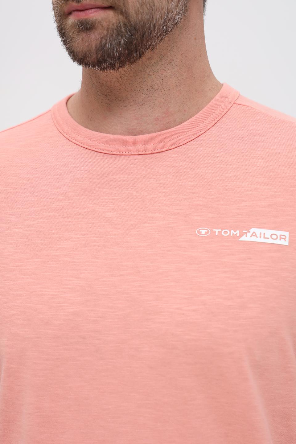 Футболка Tom Tailor персиковая