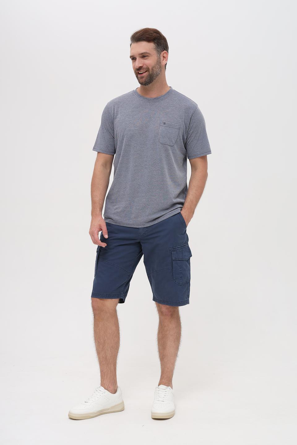 Футболка Casa Moda серая с карманом