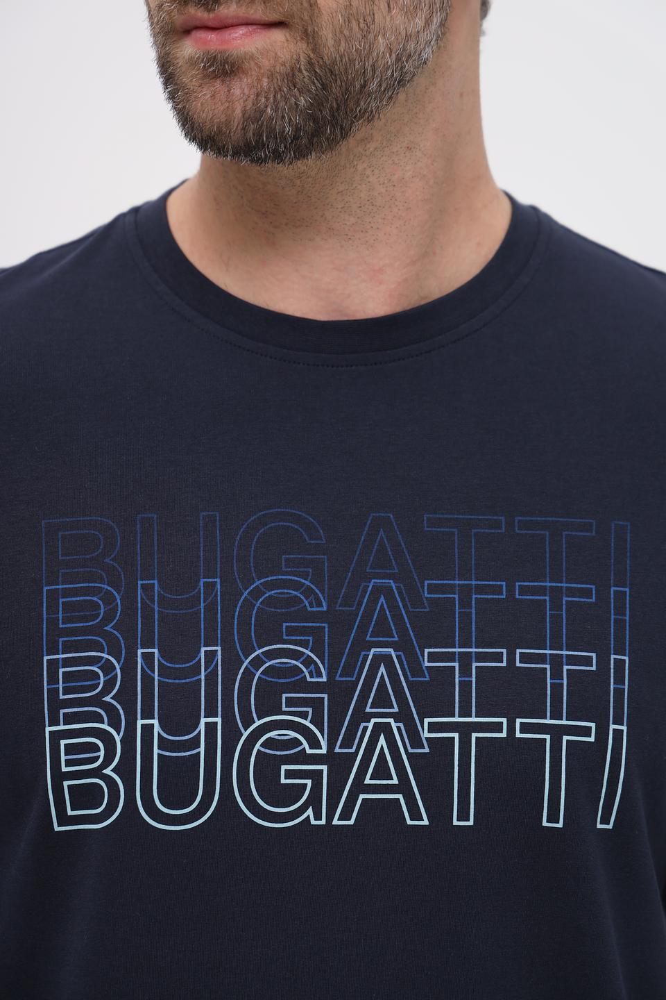 Футболка Bugatti логотип темно-синий