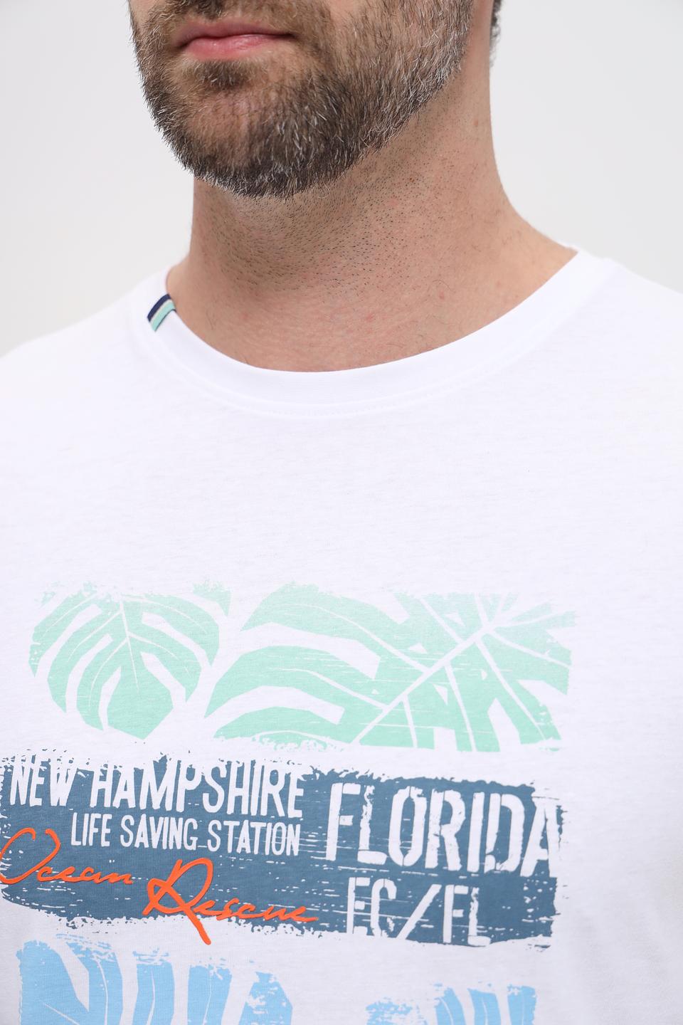 Футболка Sea Barrier с принтом белый