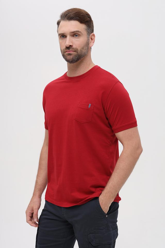 Футболка Sea Barrier с карманом бордовый