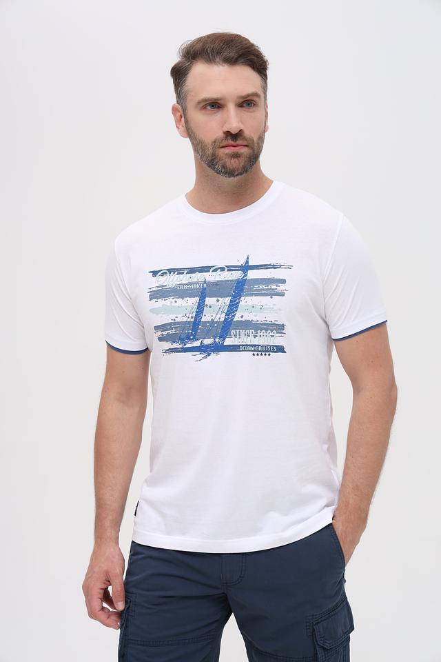 Футболка Sea Barrier с принтом