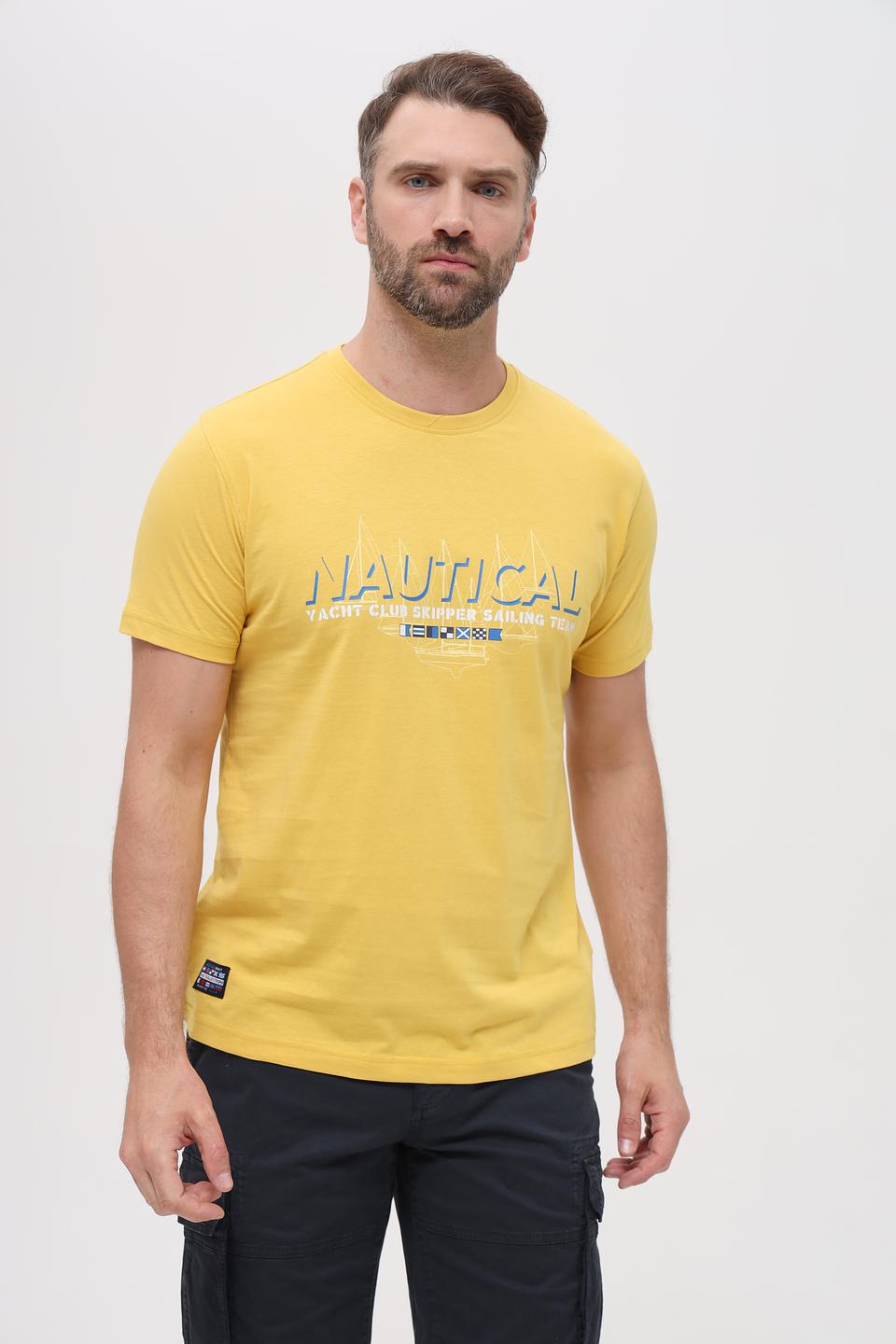 Футболка Sea Barrier Nautical жёлтая