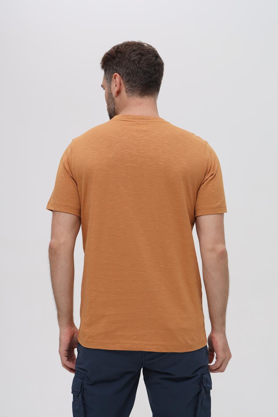 Футболка Basefield с принтом горчичный