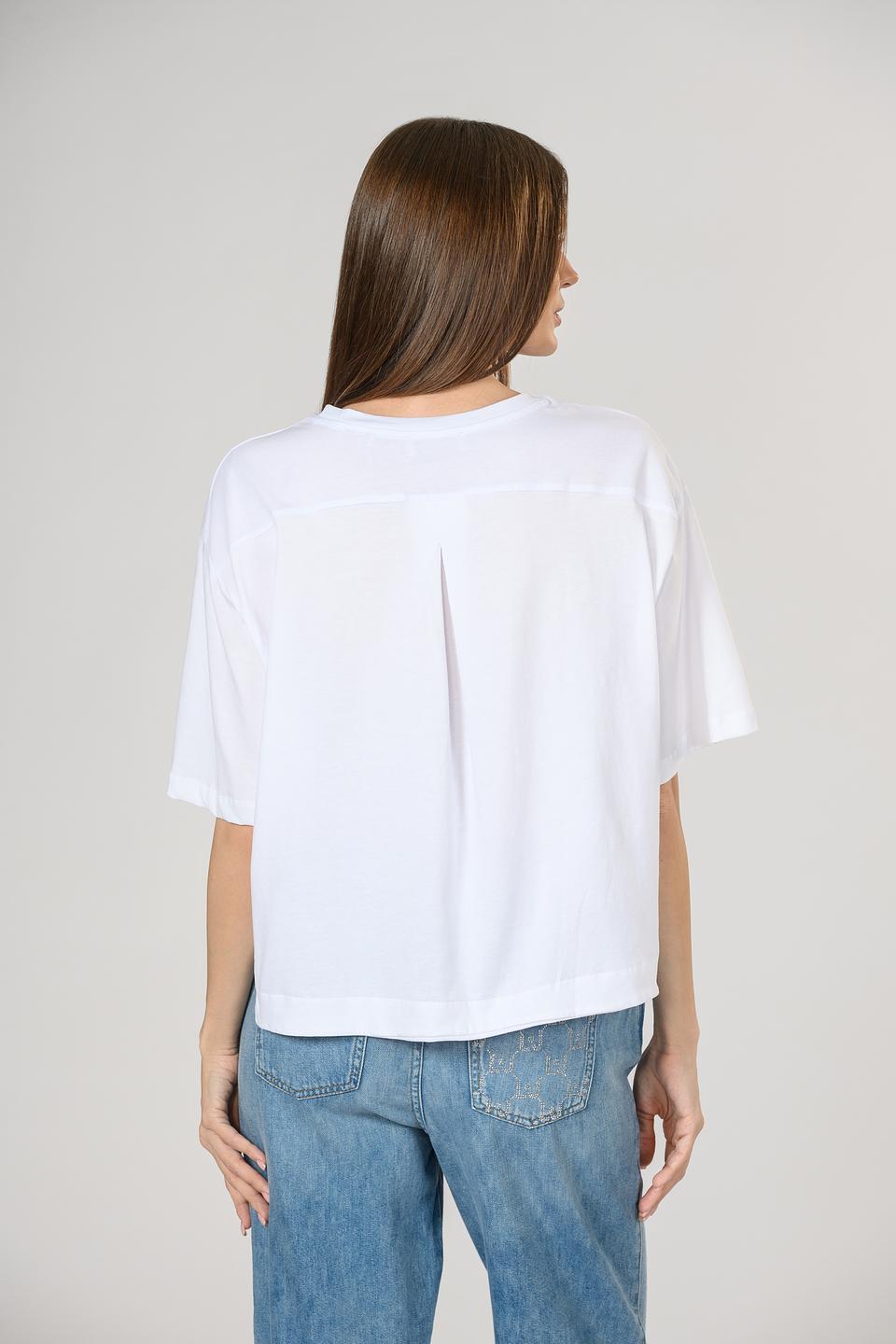 Футболка Rich and Royal белая с вышивкой