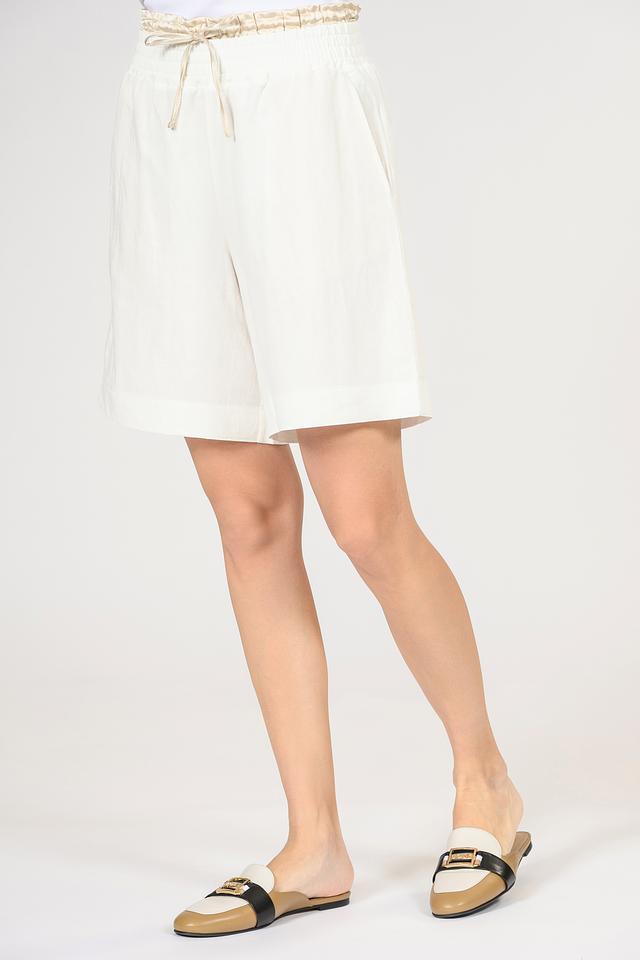 Шорты Rich and Royal белые с завязками
