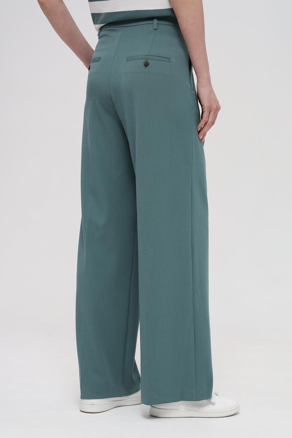 Брюки классические Tom Tailor зелёные