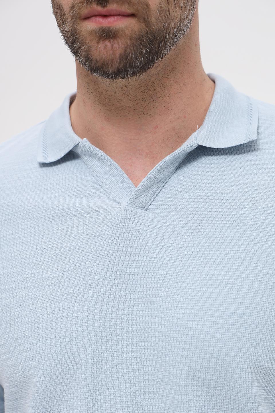 Поло Tom Tailor голубое