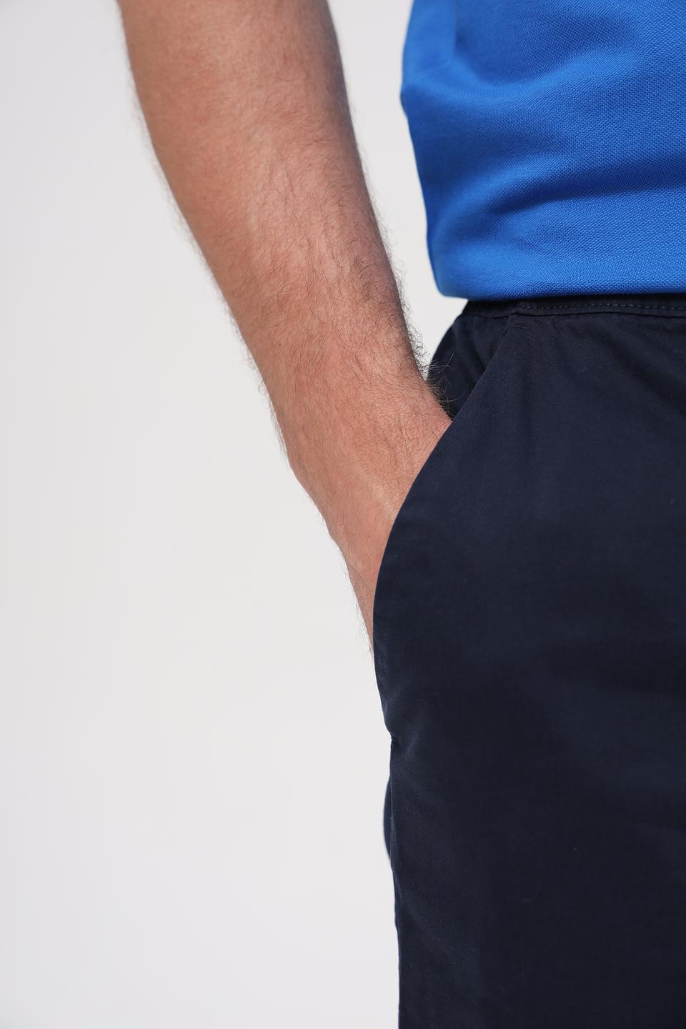 Шорты Tom Tailor синие с манжетами