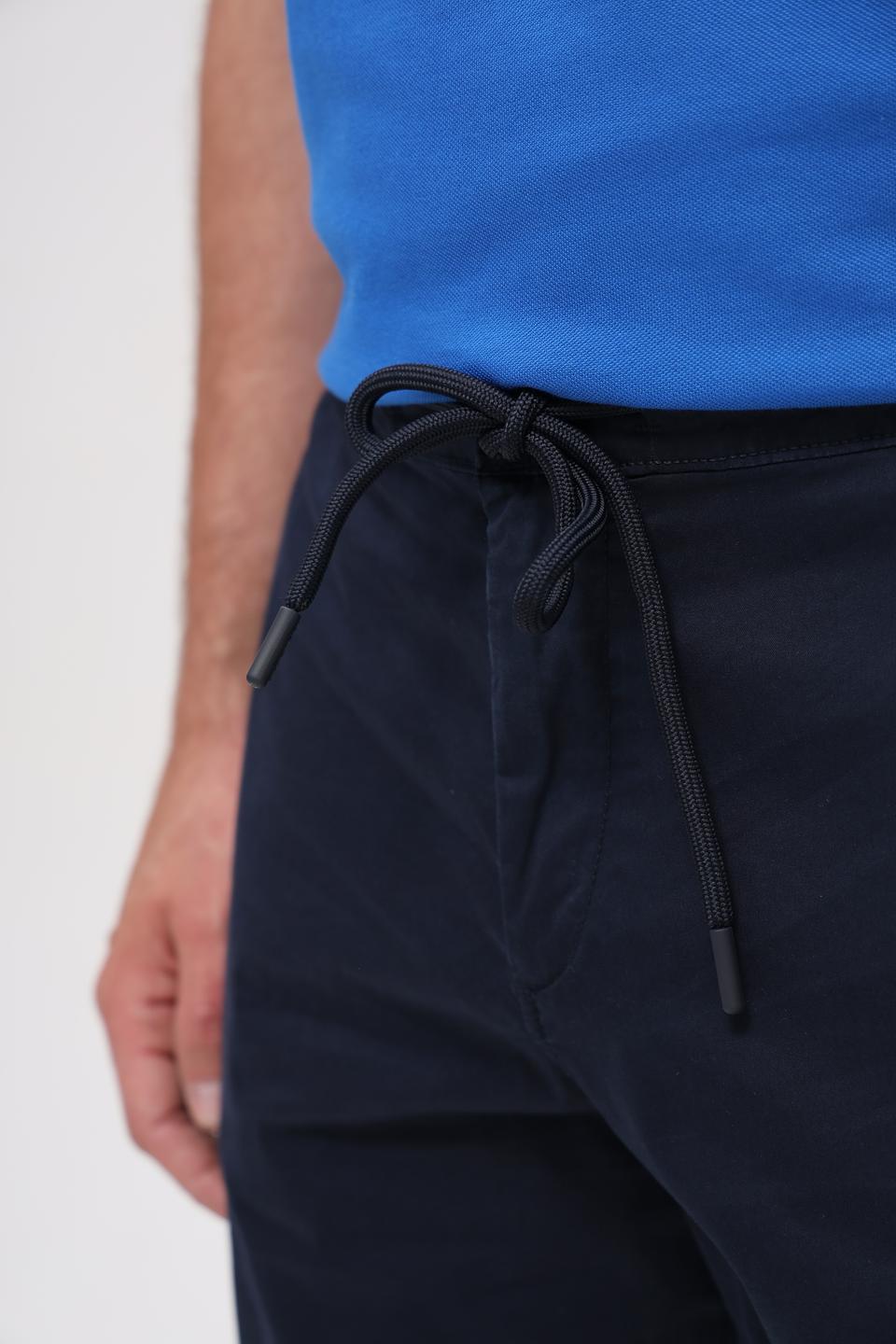 Шорты Tom Tailor синие с манжетами